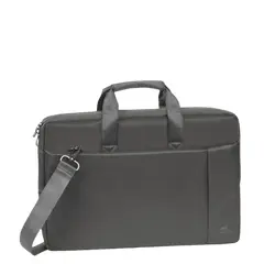 6 - Сумка для ноутбука Rivacase Central, 17.3", Полиэстер, Серый