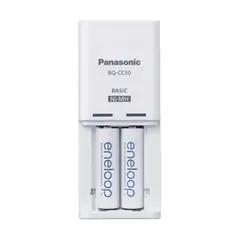 3 - Зарядное устройство Panasonic BQ-CC50, Белый