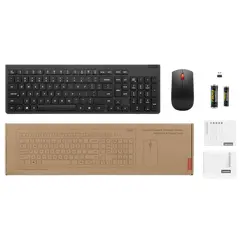 3 - Клавиатура и мышь Lenovo Essential Gen2, Беспроводное, Чёрный