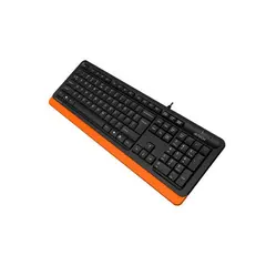 3 - Клавиатура A4Tech FK10, Проводное, Черный/Оранжевый