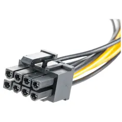 2 - Кабель Cablexpert CC-PSU-84 ATX, Чёрный