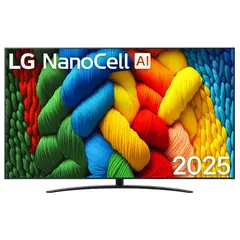 2 - 86" Nanocell SMART Телевизор LG 86NANO81A6A, 3840x2160 4K UHD, webOS,...