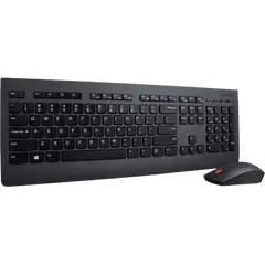 6 - Клавиатура и мышь Lenovo 4x30h56821, Беспроводное, Чёрный