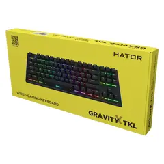 3 - Клавиатура HATOR Gravity X TKL, Проводное, Чёрный