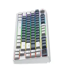 4 - Клавиатура Havit KB884L, Проводное, Белый | Синий