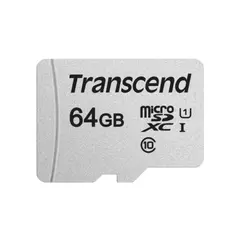 4 - Карта памяти Transcend MicroSDXC Class 10, 64Гб (TS64GUSD300S-A)