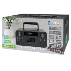 4 - Портативная колонка MUSE M-182 DB, Чёрный