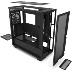 5 - Компьютерный корпус NZXT H7 Flow, Midi-Tower, ATX, Чёрный