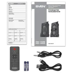 6 - Портативная колонка SVEN PS-435, Чёрный