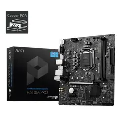 3 - Материнская плата MSI H510M PRO, LGA1200, Intel H510, Micro-ATX