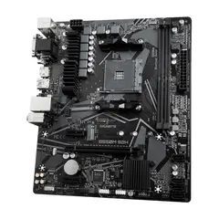 3 - Материнская плата Gigabyte B550M S2H, AM4, AMD B550, Micro-ATX