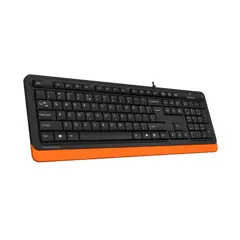 2 - Клавиатура A4Tech FK10, Проводное, Черный/Оранжевый