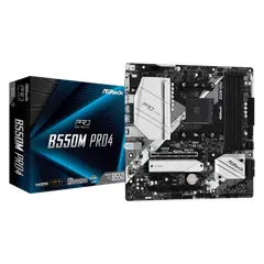 4 - Материнская плата ASRock B550M Pro4, AM4, AMD B550, Micro-ATX