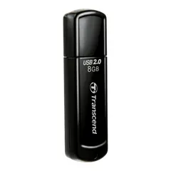 2 - USB Flash накопитель Transcend JetFlash 350, 8Гб, Чёрный