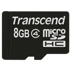 4 - Карта памяти Transcend microSDHC Class 4, 8Гб (TS8GUSDC4)