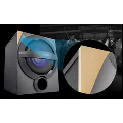6 - Компьютерные колонки 2.1 F&D A140X, Чёрный