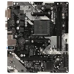 3 - Материнская плата ASRock B450M-HDV R4.0, AM4, AMD B450, Micro-ATX