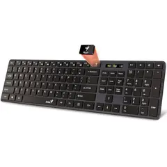 2 - Клавиатура Genius SlimStar 126, Проводное, Чёрный