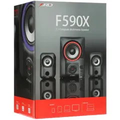 2 - Компьютерные колонки 2.1 CH F&D F590X, Чёрный