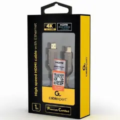 2 - Blister retail HDMI to HDMI with Ethernet Cablexpert "Premium...
