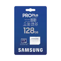 6 - Карта памяти Samsung PRO Plus MicroSD, 128Гб (MB-MD128SA/KR)