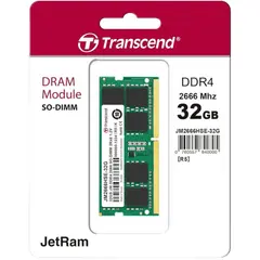 3 - Оперативная память Transcend JM2666HSE-32G, DDR4 SDRAM, 2666 МГц, 32Гб