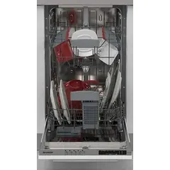 3 - Посудомоечная машина Sharp QWNS14I49EXEU, Белый