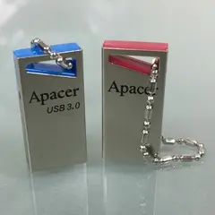 3 - USB Flash накопитель Apacer AH155, 128Гб, Серебристый/Синий