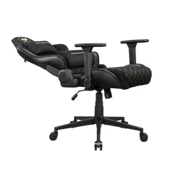 6 - Игровое кресло Cougar Armor One V2 Gold F, ПВХ Кожа, Черный | Золотистый