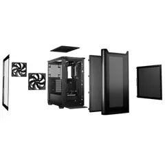 3 - Компьютерный корпус be quiet! Pure Base 501 Airflow, Midi-Tower, Без...