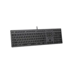 6 - Клавиатура A4Tech FX60, Проводное, Серый