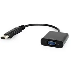 3 - Видеоадаптер Cablexpert AB-DPM-VGAF-02, DisplayPort (M) - VGA D-Sub,...