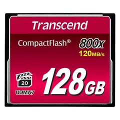 2 - Карта памяти Transcend CompactFlash 800, 128Гб (TS128GCF800)