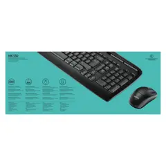 5 - Клавиатура и мышь Logitech MK330, Беспроводное, Чёрный