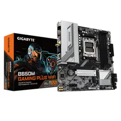 2 - Материнская плата Gigabyte B650M GAMING PLUS WF, AM5, AMD B650,...