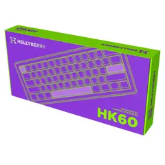 2 - Клавиатура HATOR Hellyberry HK60, Проводное, Белый