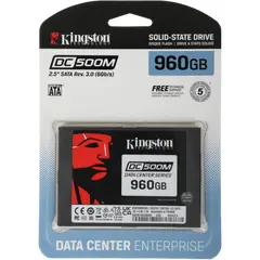 3 - Накопитель SSD Kingston DC500M, 960Гб, SEDC500M/960G