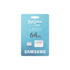 6 - Карта памяти Samsung EVO Plus MicroSDXC, 64Гб (MB-MC64SA/CN)