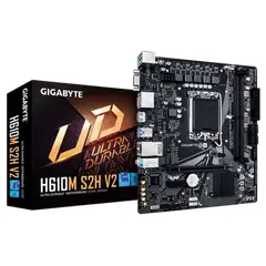 3 - Материнская плата Gigabyte H610M S2H V2, LGA1700, Intel H610, Micro-ATX