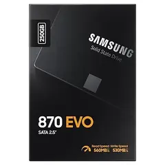 2 - Накопитель SSD Samsung 870 EVO MZ-77E250, 250Гб, MZ-77E250BW