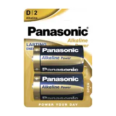 2 - Батарейки Panasonic LR20REB, D, 2шт.