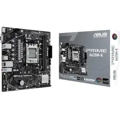 3 - Материнская плата ASUS PRIME A620M-K, AM5, AMD A620, Micro-ATX