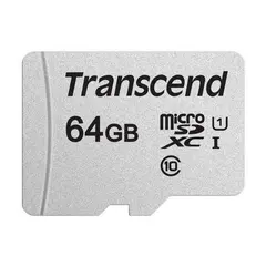 2 - Карта памяти Transcend MicroSDXC Class 10, 64Гб (TS64GUSD300S)