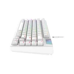 3 - Клавиатура Havit KB884L, Проводное, Белый/Синий