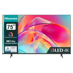 6 - 75" QLED SMART Телевизор Hisense 75E7KQ, 3840x2160 4K UHD, VIDAA...