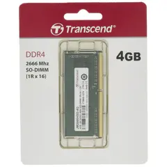 2 - Оперативная память Transcend JM2666HSD-4G, DDR4 SDRAM, 2666 МГц, 4Гб