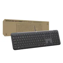 5 - Клавиатура Logitech Signature Slim K620 for Business, Проводное, Чёрный