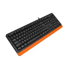 4 - Клавиатура A4Tech FK10, Проводное, Черный/Оранжевый