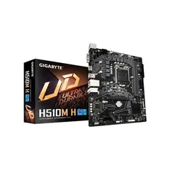 2 - Материнская плата Gigabyte H510M H, LGA1200, Intel H510, Micro-ATX