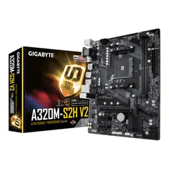 3 - Материнская плата Gigabyte A320M-S2H V2, AM4, AMD B350, Micro-ATX